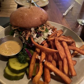 Tavern Hall - Black Bean Burger - New American Near Me - Bellevue, Washington Tavern Hall - Black Bean Burger - New American Near Me - Bellevue, Washington