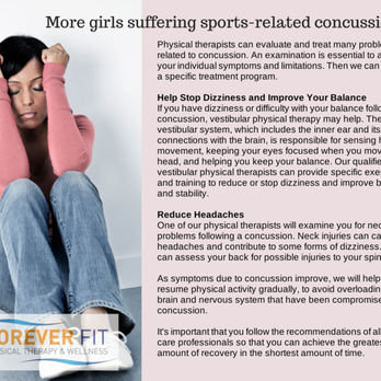 Forever Fit Physical Therapy & Wellness - Boys aren't the only ones suffering from concussions due to sports. - Physical Therapy Near Me - Burtonsville, Maryland Forever Fit Physical Therapy & Wellness - Boys aren't the only ones suffering from concussions due to sports. - Physical Therapy Near Me - Burtonsville, Maryland