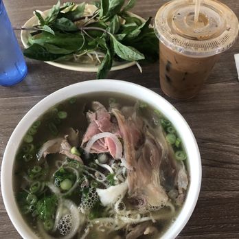 Pho Hoa - Ca Phe Da , Iced Coffee and #6 pho - Vietnamese Near Me - San Diego, California