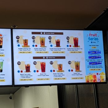 Tiger Sugar Boba Bubble Tea shop DC - Menu part 2 - Bubble Tea Near Me - Washington, DC, District of Columbia