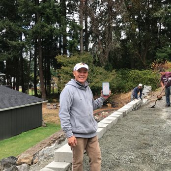 Oriental Landscaping - Tran & his crew at work. - Landscaping Near Me - Steilacoom, Washington Oriental Landscaping - Tran & his crew at work. - Landscaping Near Me - Steilacoom, Washington