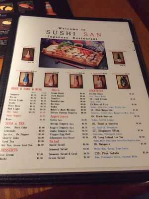 Menu photo 2 Sushi San Gilbert, AZ