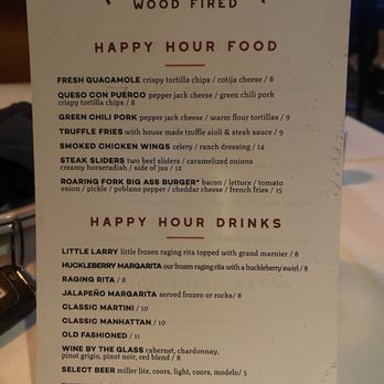 Roaring Fork - Menu - American Near Me - Scottsdale, Arizona