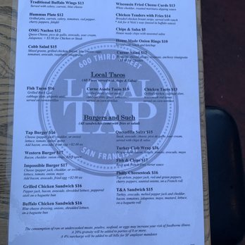 Local Tap - Menu - Sports Bars Near Me - San Francisco, California Local Tap - Menu - Sports Bars Near Me - San Francisco, California