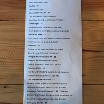 one19 - Beer Menu - Tex-Mex Near Me - Farmville, Virginia one19 - Beer Menu - Tex-Mex Near Me - Farmville, Virginia