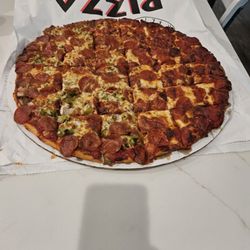 Not Another Pizza Joint - Thin crust XL half veg and whole peperoni  . Very good pizza