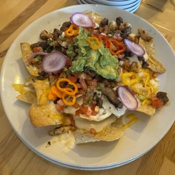 Solana Beach Kitchen - Surf n turf nachos - New American Near Me - Solana Beach, California Solana Beach Kitchen - Surf n turf nachos - New American Near Me - Solana Beach, California