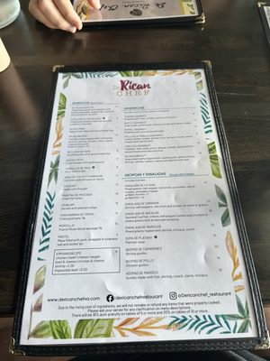 Menu photo 2 De Rican Chef Norfolk, VA