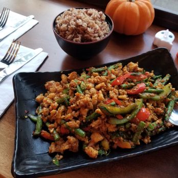 Laos Kitchen - Thai basil with chicken. I request it  so hot that it makes me regret my life decisions.  ;) just how I like it! - Laotian Near Me - San Rafael, California