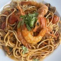 Charkoal - Seafood pasta