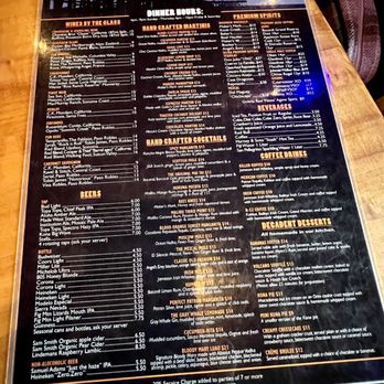 Aloha Steakhouse - Drinks menu September 2023 - Steakhouses Near Me - Ventura, California