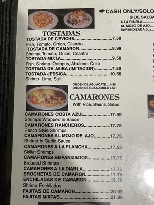 Menu photo 7 Mariscos Martin La Puente, CA