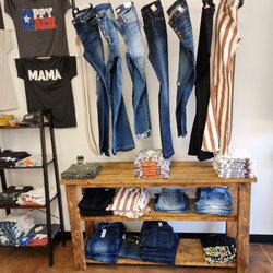Whiskey Babe Tx Boutique - Clothing selection.