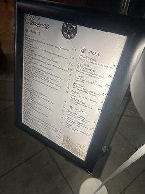 Menu photo 1 Florence Osteria Santa Monica, CA Menu photo 1 Florence Osteria Santa Monica, CA