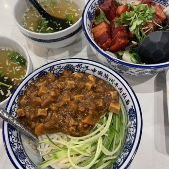 Highland Noodles - Noodle w/ Ground Pork Sauce, Pork Belly Topping Soup Noodle - Noodles Near Me - Milpitas, California Highland Noodles - Noodle w/ Ground Pork Sauce, Pork Belly Topping Soup Noodle - Noodles Near Me - Milpitas, California