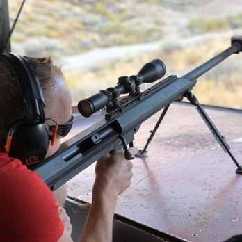 Adrenaline Mountain - Shooting the Barrett. - Gun/Rifle Ranges Near Me - Goodsprings, Nevada