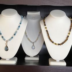 The Renaud Effect - Gem stone Malas available for purchase and healing.