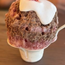 Crushed Velvet Shave Ice - Chocolate cherry