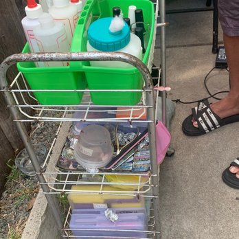 T Nails & Spa - Look at the tools in the middle of the cart...those are what he used on my hands. Disgusting. - Nail Salons Near Me - San Diego, California T Nails & Spa - Look at the tools in the middle of the cart...those are what he used on my hands. Disgusting. - Nail Salons Near Me - San Diego, California