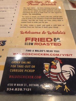 Menu photo 3 Waldo's Chicken and Beer - Dothan Dothan, AL Menu photo 3 Waldo's Chicken and Beer - Dothan Dothan, AL