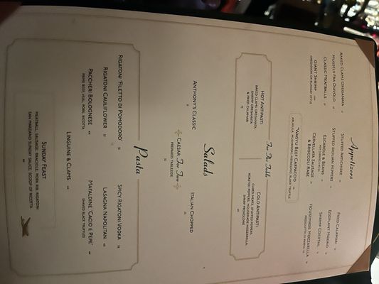 Menu photo 5 Anthony's Runway 84 Fort Lauderdale, FL