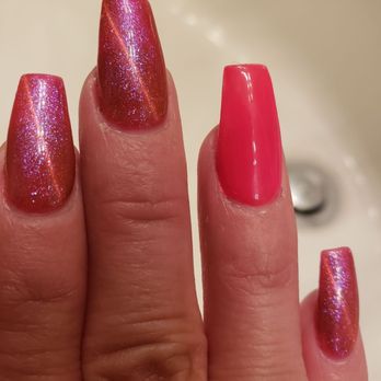Bliss Nail Spa - Another view of my nails on day they were freshly done. This is my right hand which is the one with the broken nail 5 days later. - Nail Salons Near Me - Quartz Hill, California Bliss Nail Spa - Another view of my nails on day they were freshly done. This is my right hand which is the one with the broken nail 5 days later. - Nail Salons Near Me - Quartz Hill, California