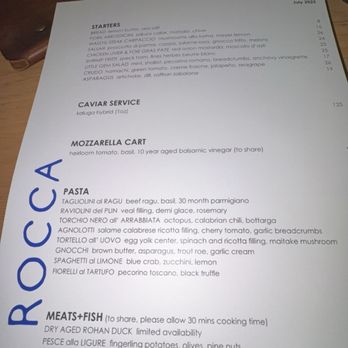 Rocca - Italian Near Me - Tampa, Florida