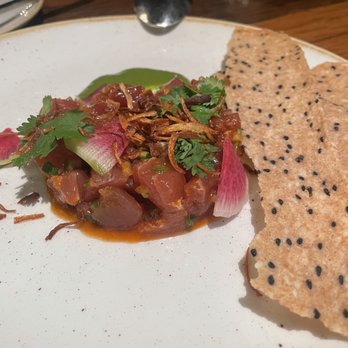 FlintCreek Cattle - Yellowtail tartare - New American Near Me - Seattle, Washington FlintCreek Cattle - Yellowtail tartare - New American Near Me - Seattle, Washington