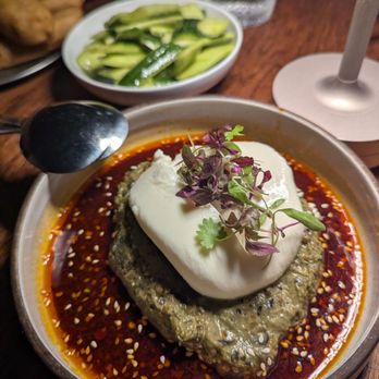 By Antidote - century egg burrata - Szechuan Near Me - New York, New York