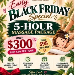 Wanserene Organic Spa & Massage - Early Black Friday Special!
