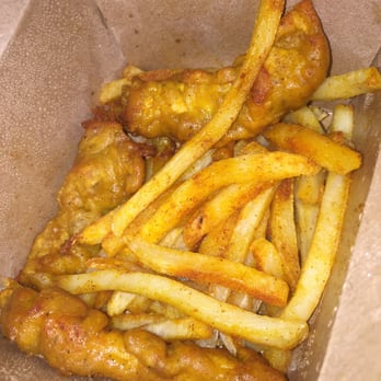 Tarka Indian Kitchen - The fries were undercooked & soggy. The chicken wasn't crispy. So sad. :( - Indian Near Me - Austin, Texas