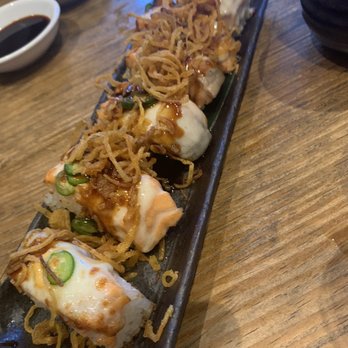 Pubbelly Sushi Brickell - Navarro Salmon - Second favorite roll! Must get!! - Sushi Bars Near Me - Miami, Florida