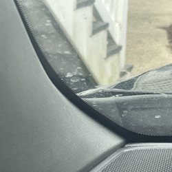 Sandwich Car Wash - Filthy windshield