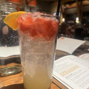 Lazy Dog Restaurant & Bar - Strawberry Citrus Sparkling Refresher - New American Near Me - Highland Ranch, Colorado Lazy Dog Restaurant & Bar - Strawberry Citrus Sparkling Refresher - New American Near Me - Highland Ranch, Colorado