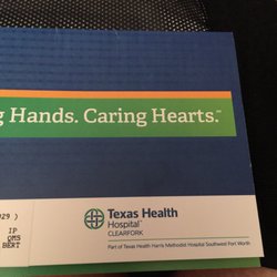 Texas Health Hospital Clearfork - TX Health hands out cards when you leave!