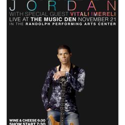 The Music Den - Legendary Two-Hand Tapping Guitarist Stanley Jordan performed @ Randolph Performing Arts Center @ the Music Den
