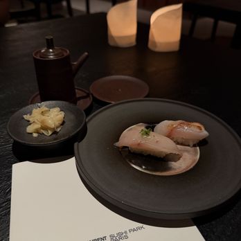 Sushi Park - Shima Aji (Striped Jack) & Red Mullet (included in Signature 10-course Omakase (~€185)) - Specialty Food Near Me - Boulogne Billancourt, 92