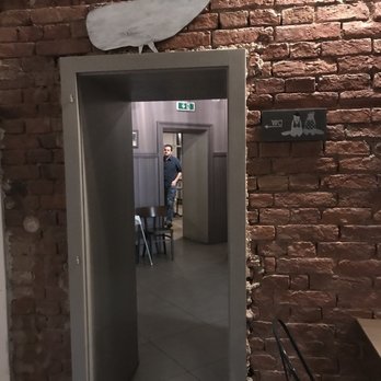 Beaver Brewing Company - Doorway to the bathrooms. Single stall. - American Near Me - Vienna, 9 Beaver Brewing Company - Doorway to the bathrooms. Single stall. - American Near Me - Vienna, 9
