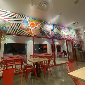 Dave's Hot Chicken - Spacious sitting area - Chicken Shop Near Me - Monrovia, California Dave's Hot Chicken - Spacious sitting area - Chicken Shop Near Me - Monrovia, California