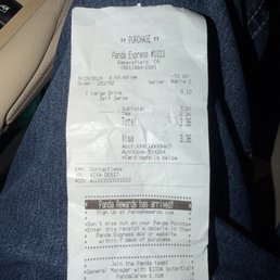receipt for proof of visit