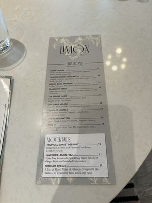 Menu photo 8 Limón Rooftop Bar Naples, FL