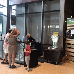 Refreshments and merchandise