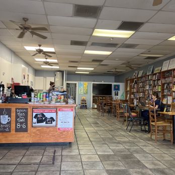 Revolutionary Grounds Books and Coffee - the interior of a bookstore - Bookstores Near Me - Tucson, Arizona