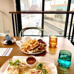 Fish tacos, french toast grilled cheese