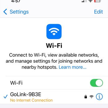 AT&T Store - My iPhone showing it's getting no Internet connection from the hotspot - Mobile Phones Near Me - Albuquerque, New Mexico