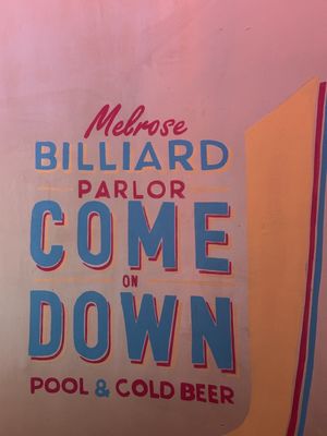 Melrose Billiard Parlor by null