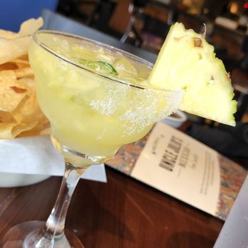 Uncle Julio's - pineapple Margarita with jalapeño - Mexican Near Me - Allen, Texas Uncle Julio's - pineapple Margarita with jalapeño - Mexican Near Me - Allen, Texas
