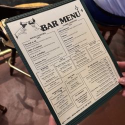 Monroe's Pub & Patio - Bar menu