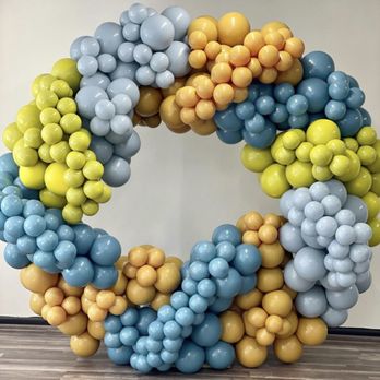 Balloon Drama - Heavily fitted  balloon hoop. - Balloon Services Near Me