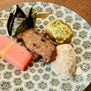 Azalina's - A selection of kuih as the dessert course. All very good. - Malaysian Near Me - San Francisco, California